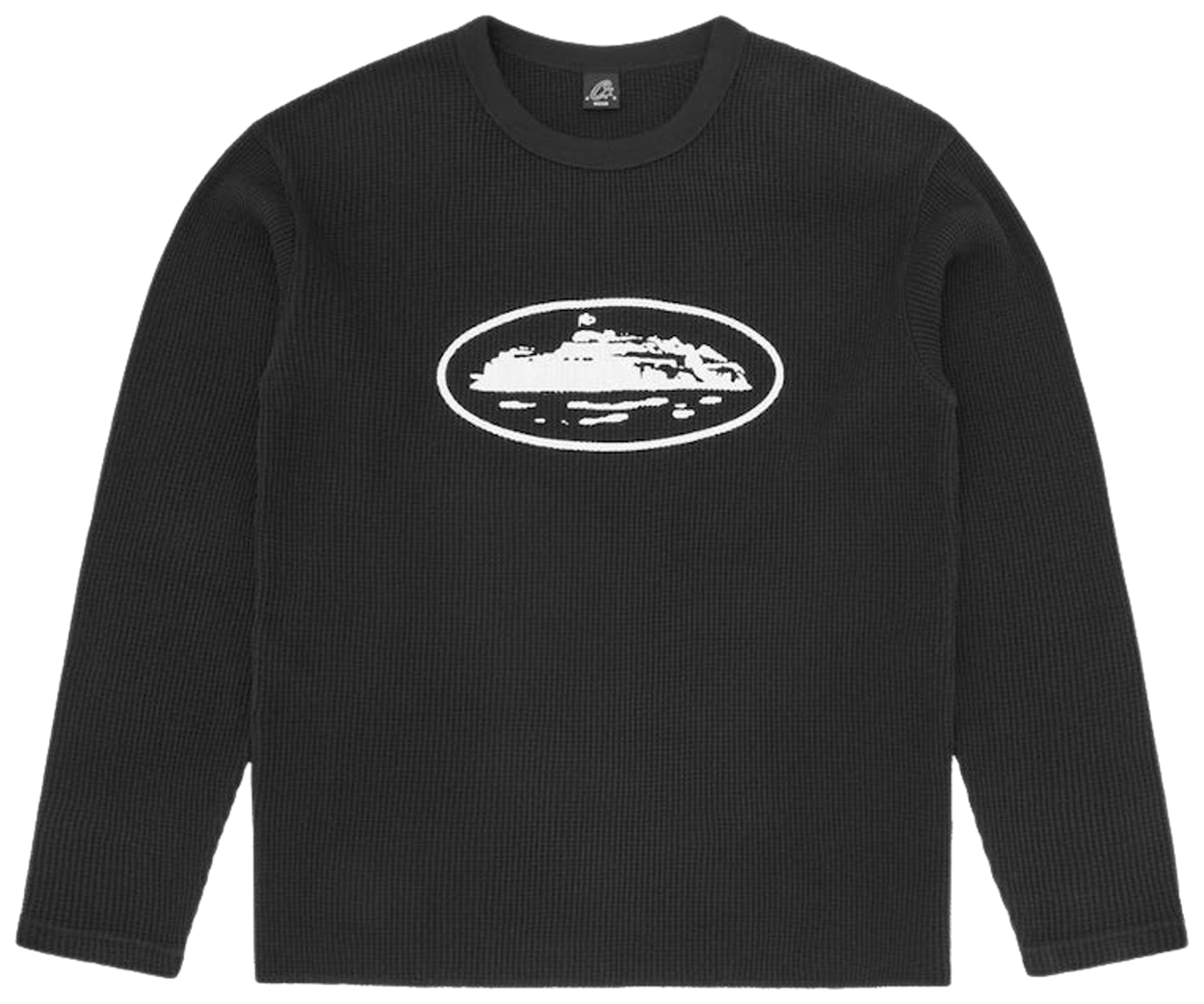Corteiz Thermal Long-Sleeve Sweatshirt Black