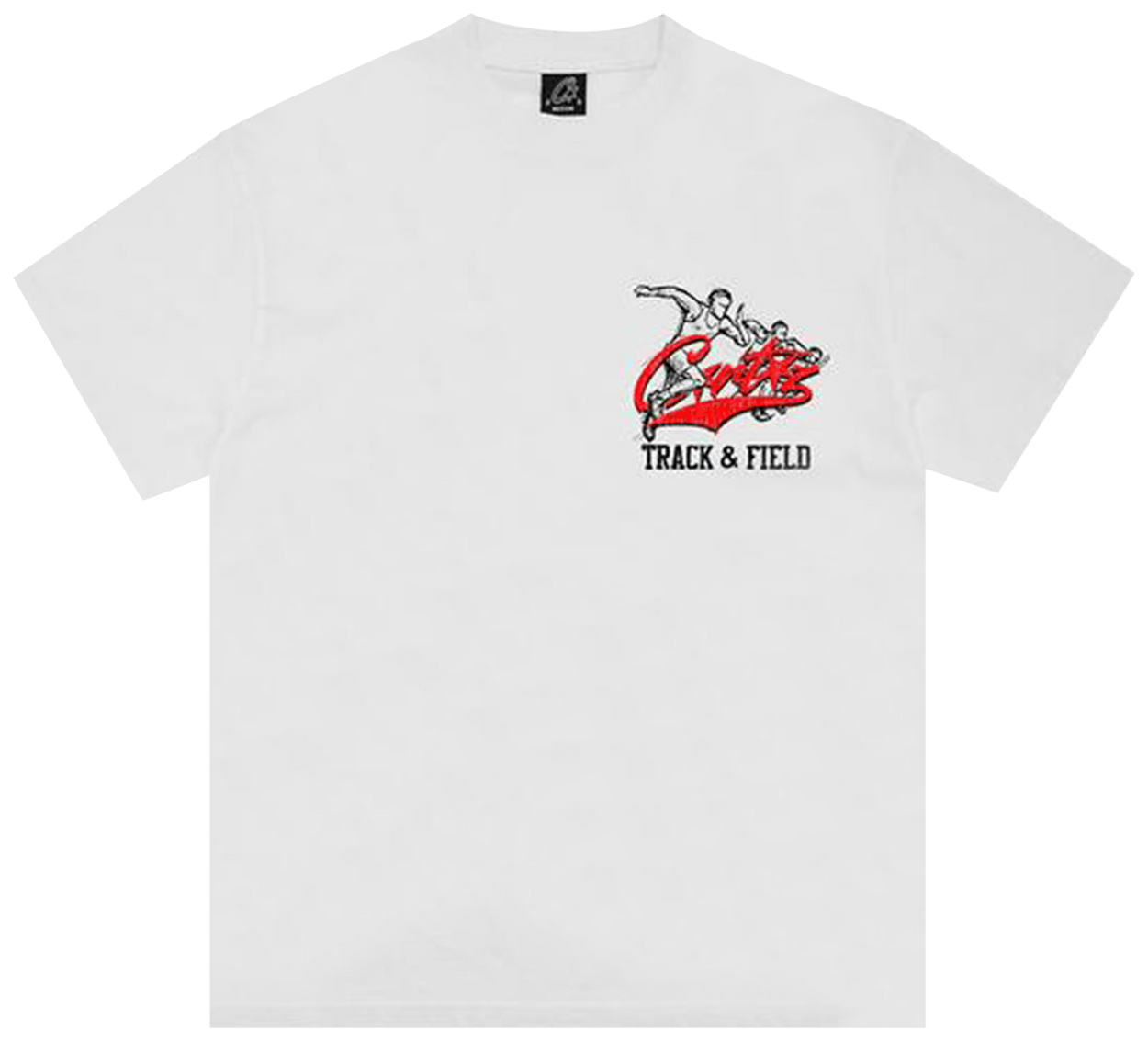 Corteiz Track And Field Tee New Blank White