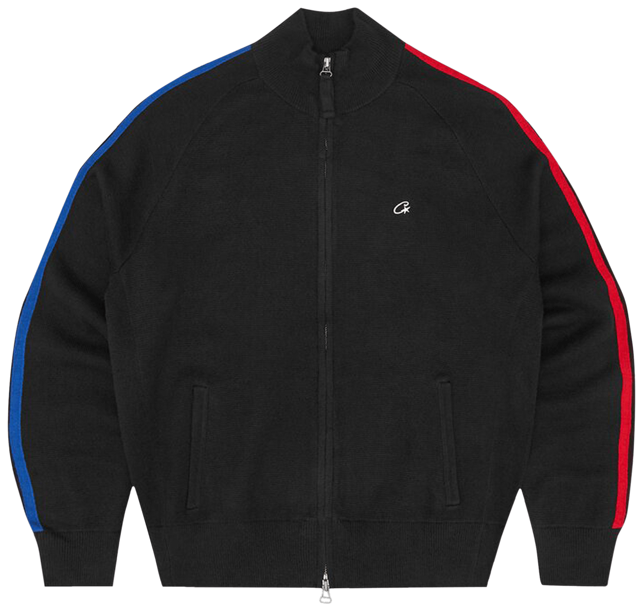 Corteiz VVS Knit-Zip Black/Red/Blue
