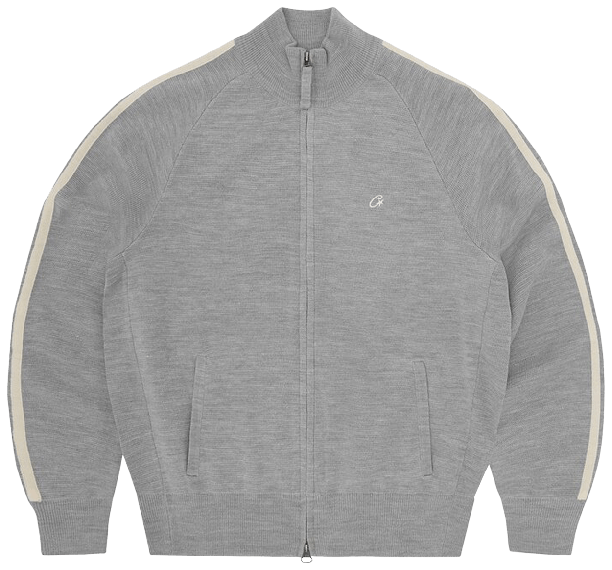 Corteiz VVS Knit-Zip Grey