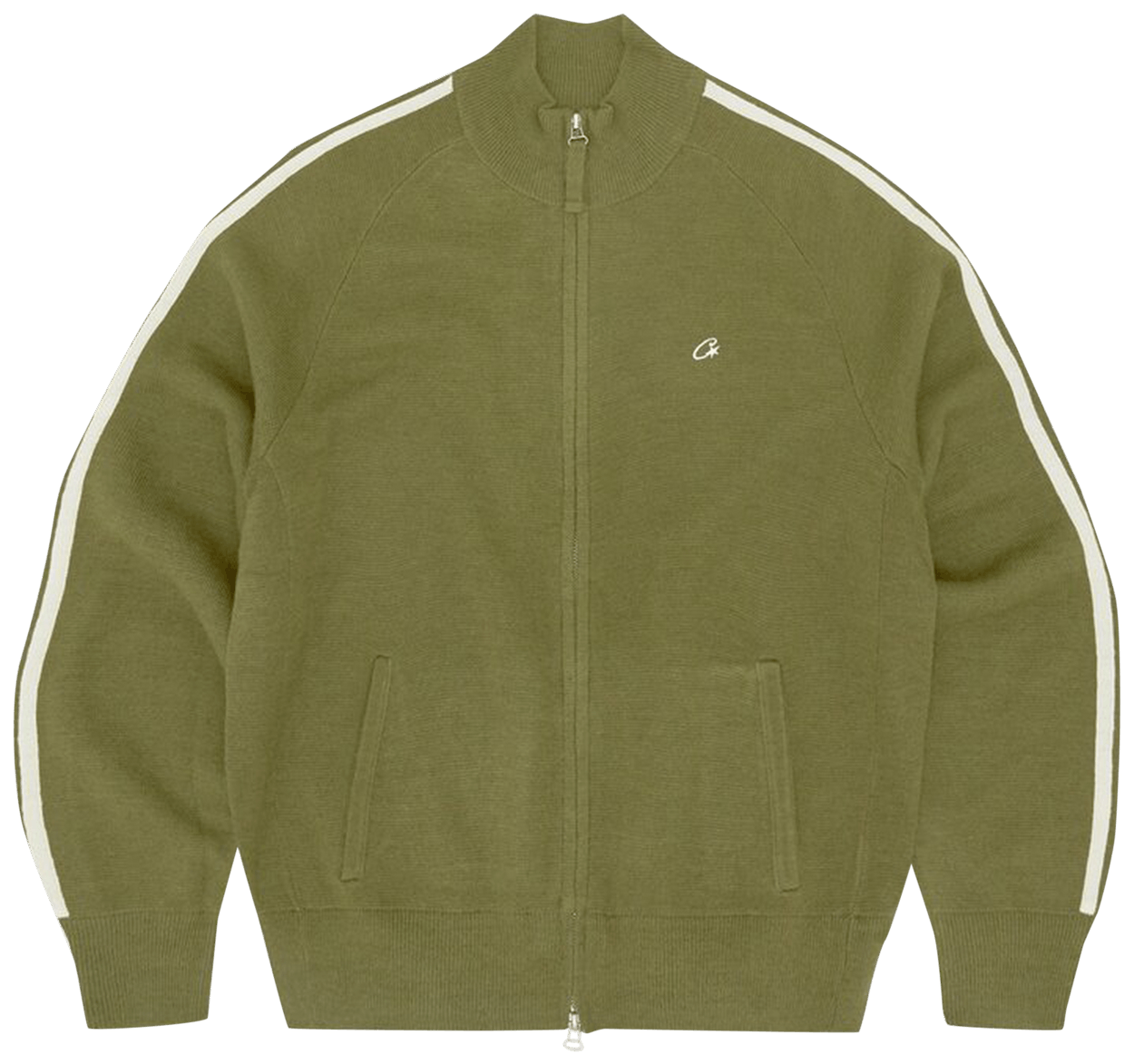 Corteiz VVS Knit-Zip Olive