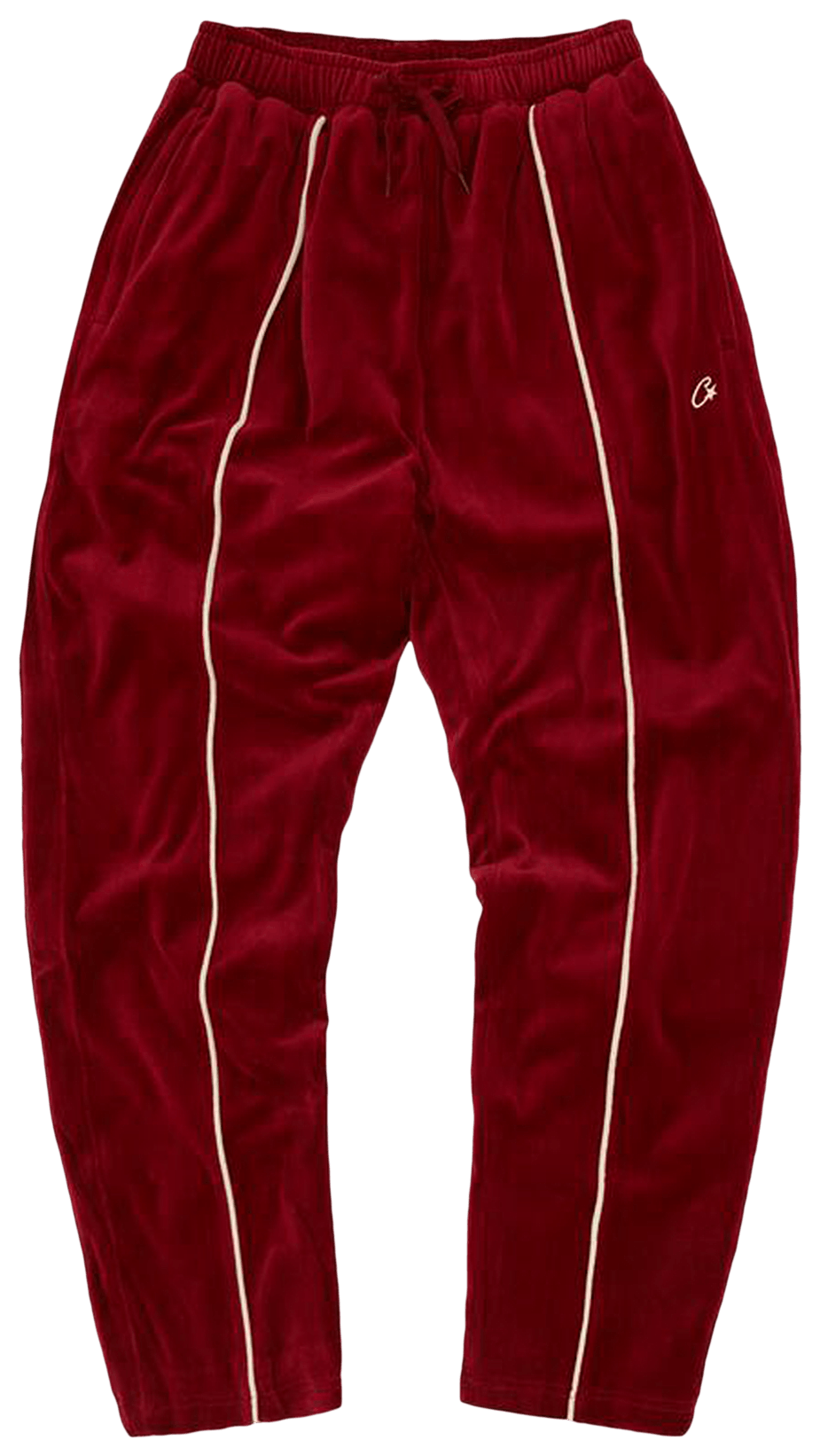 Corteiz VVS Uptown Pant Burgundy