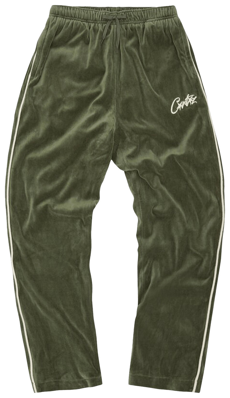 Corteiz VVS Velour Bottoms Green