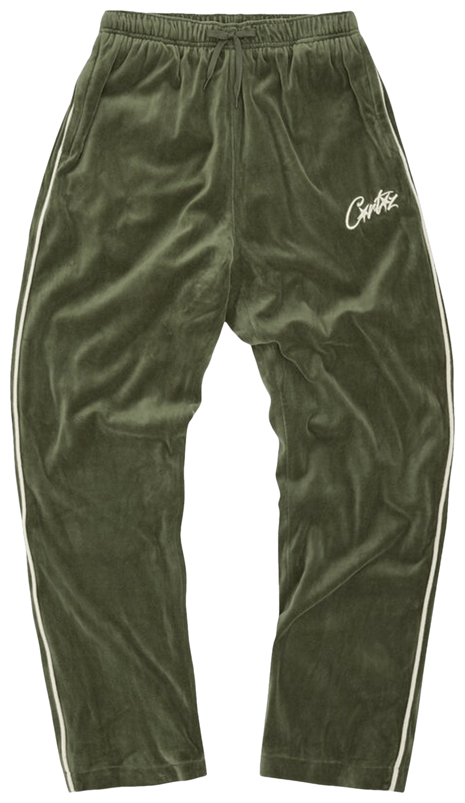 Corteiz VVS Velour Bottoms Green