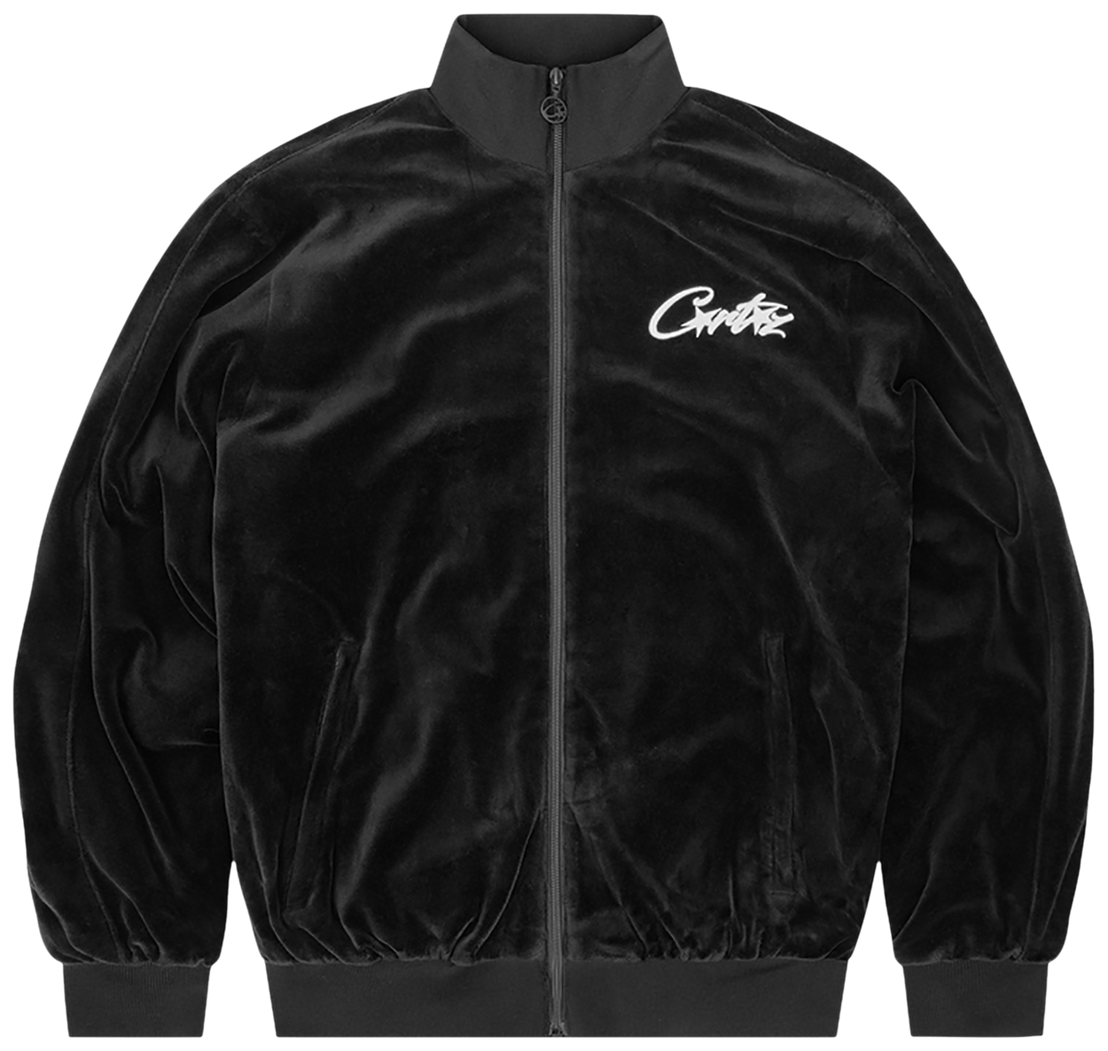 Corteiz VVS Velour Jacket Black