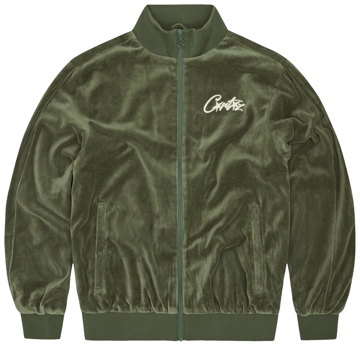 Corteiz VVS Velour Jacket Green
