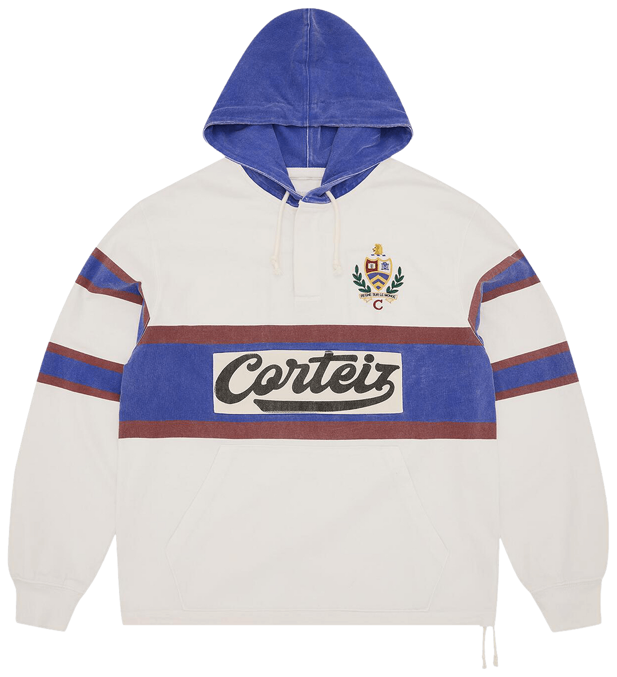 Corteiz Winger Hooded Rugby Off White