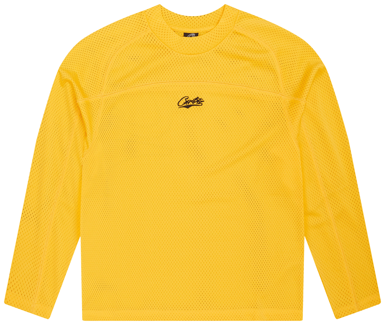 Corteiz Woosh Mesh Long-Sleeve Jersey Yellow