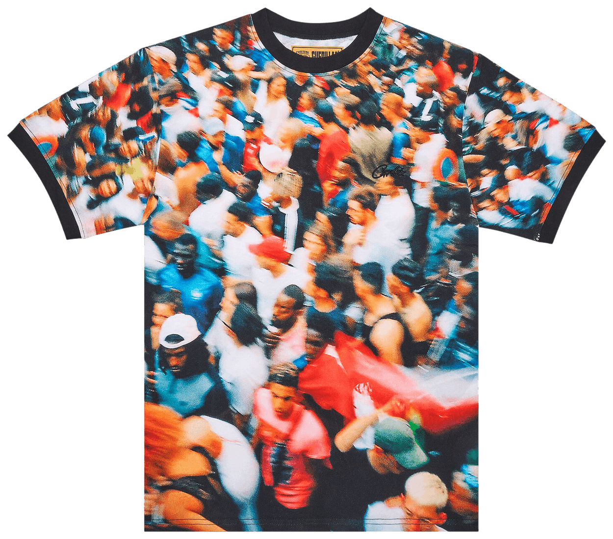 Corteiz World Cup Chaos Ribbed T-Shirt Multicolor