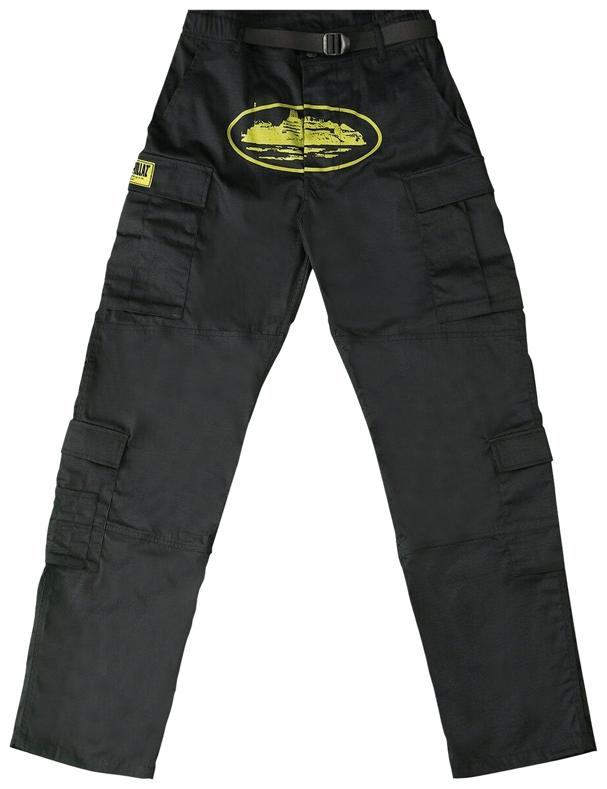 Corteiz Yella Guerillaz Cargos Black/Yellow