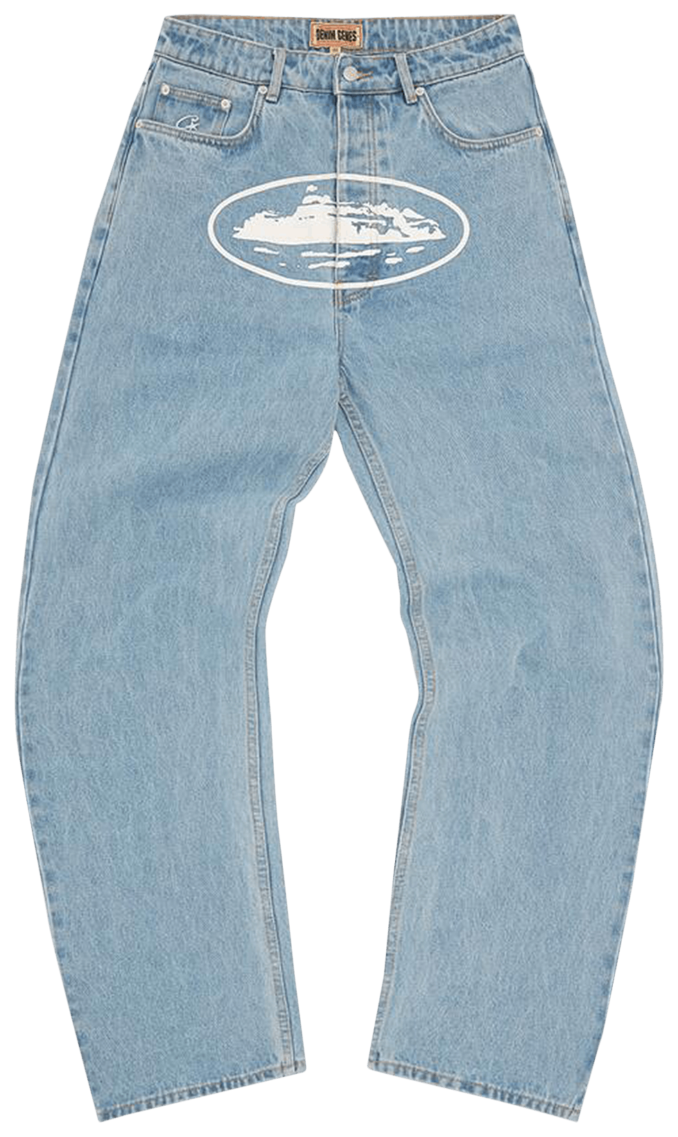Corteiz Alcatraz Baggy Jeans Stonewash
