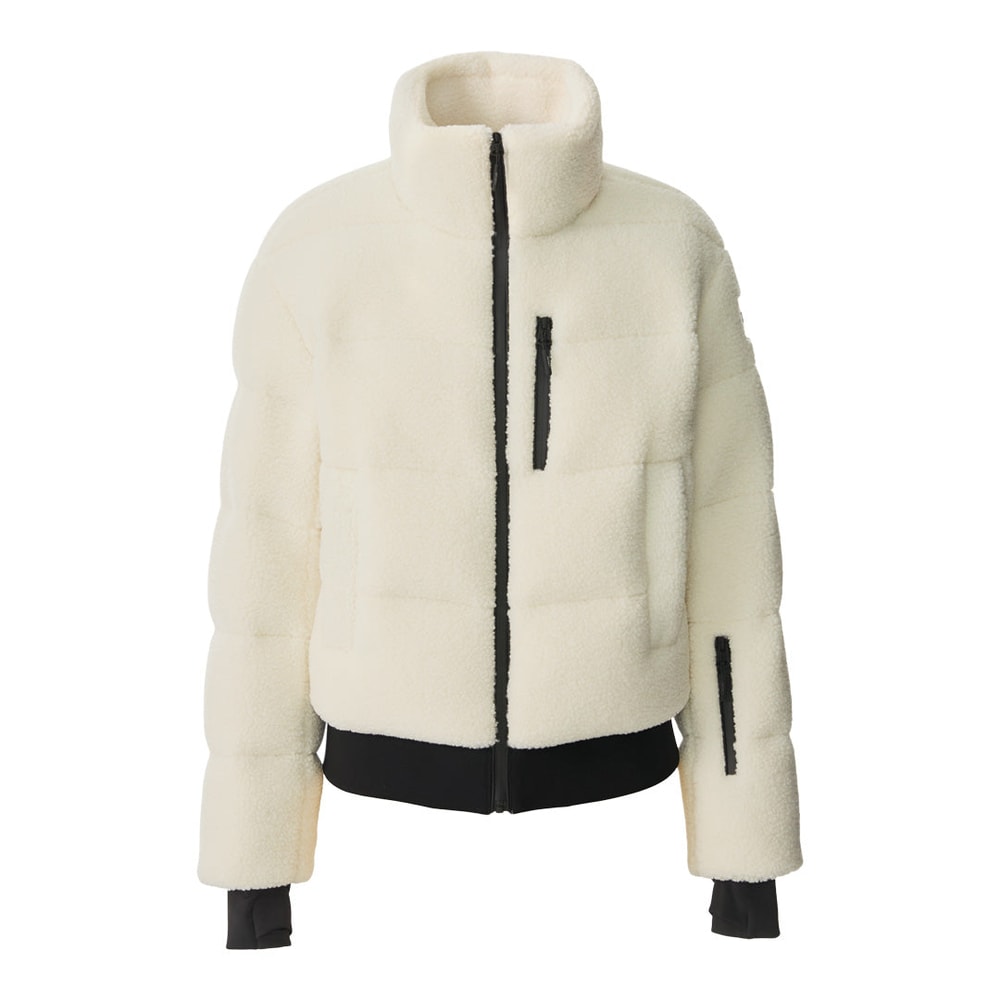 Mackage ANAYA Sherpa Fleece Down Jacket Cream