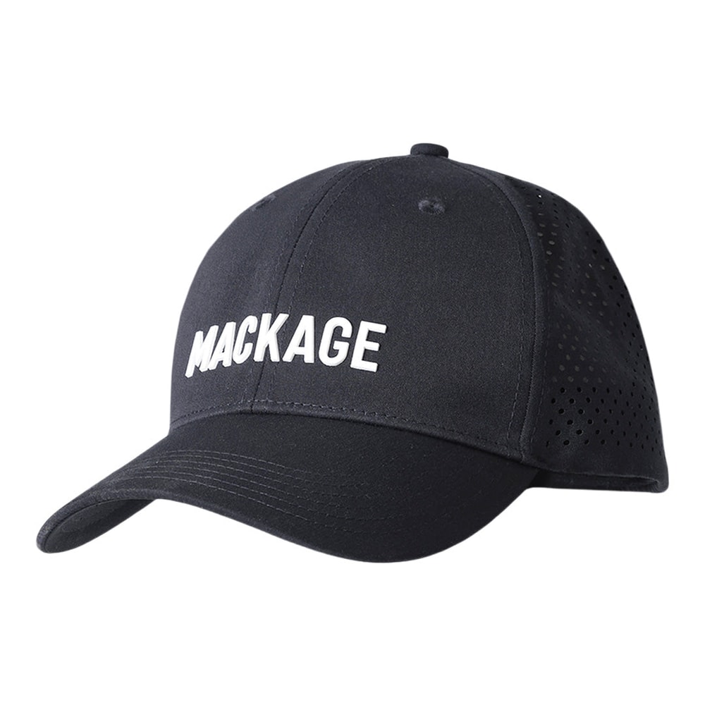 Mackage ANDERSON-MSHCR Mixed-Media Logo Cap Navy-White