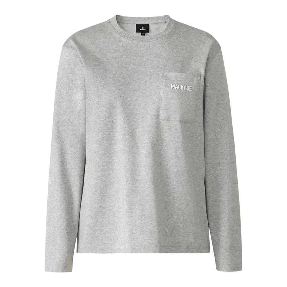 Mackage BAO Organic cotton t-shirt Light Grey Mix