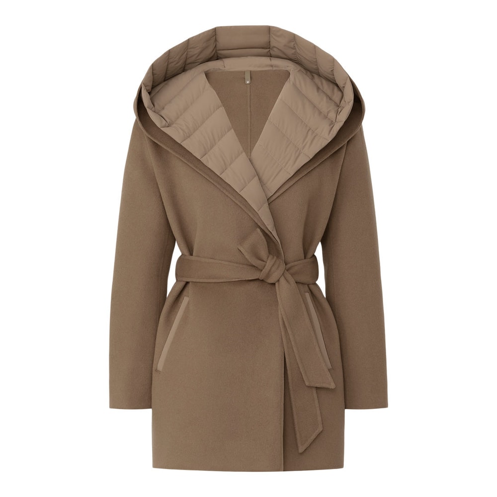 Mackage BETHANY Reversible Wool coat Truffle Brown