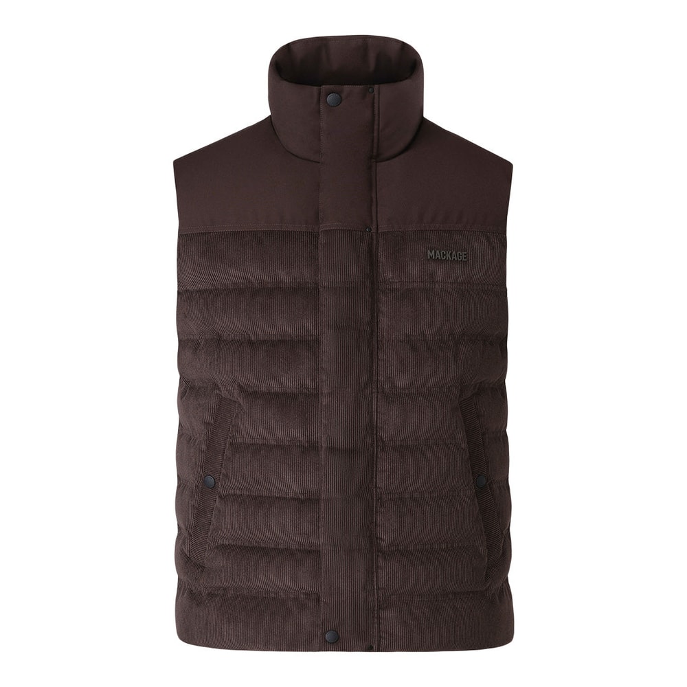 Mackage BRODY-CDY Down quilted vest Coffee