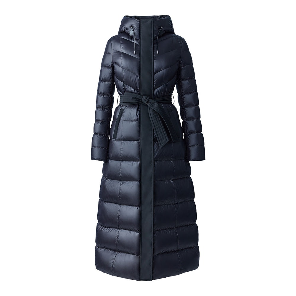 Mackage CALINA Lustrous down maxi coat Black