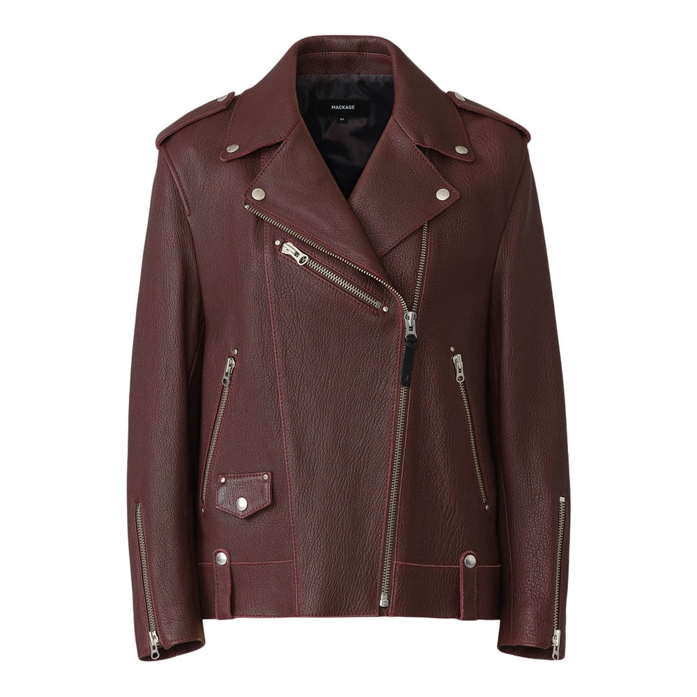 Mackage CASS-PB Moto jacket Garnet