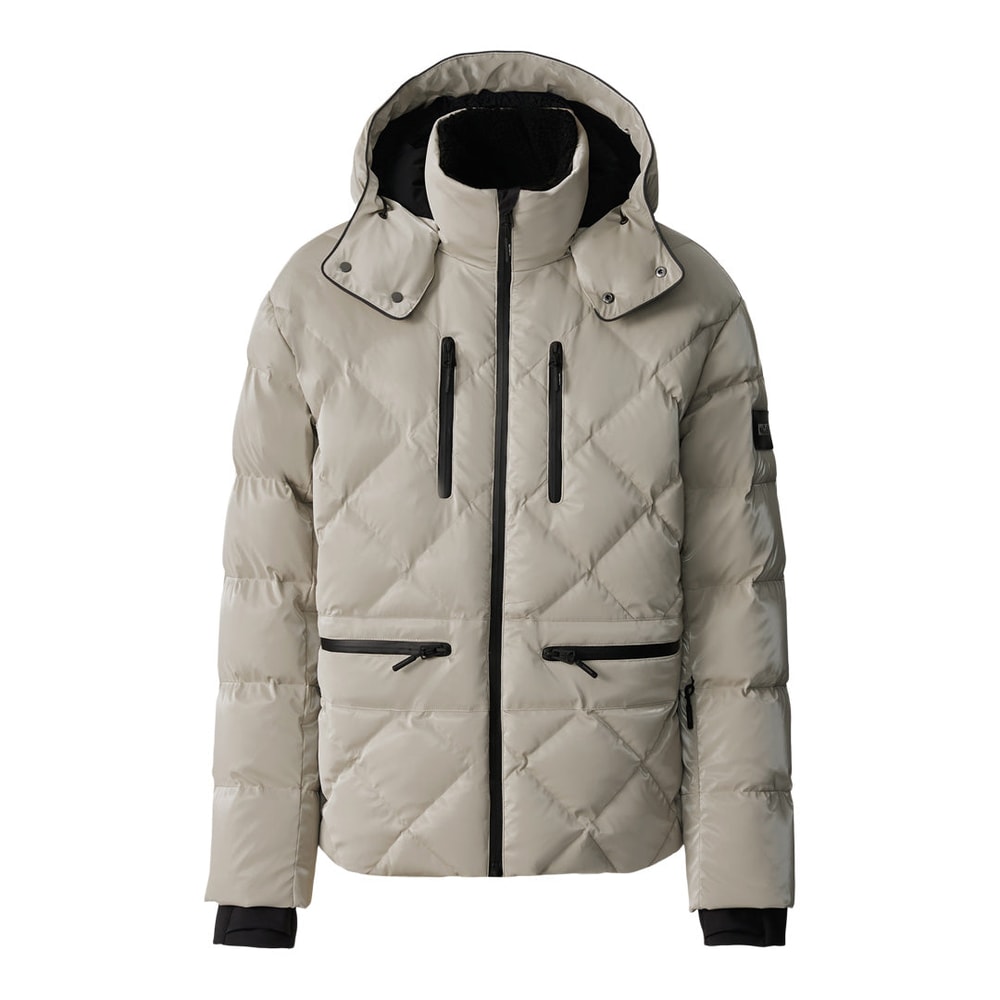 Mackage CILLIAN-GLO High-Gloss Down Ski Jacket Taupe