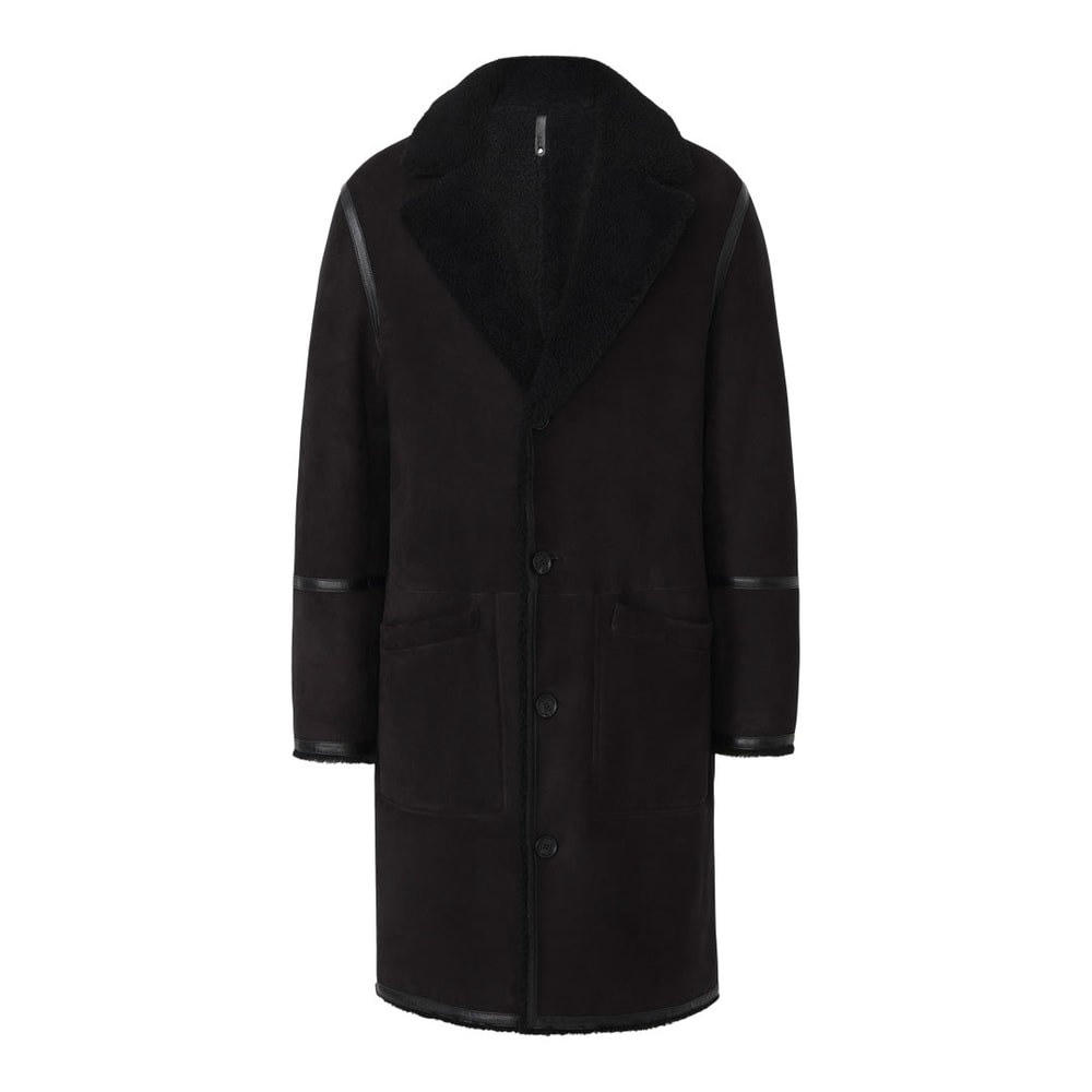 Mackage CLYDE reversible shearling jacket Black-Black