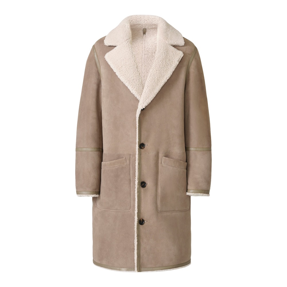 Mackage CLYDE reversible shearling jacket Truffle-Taupe