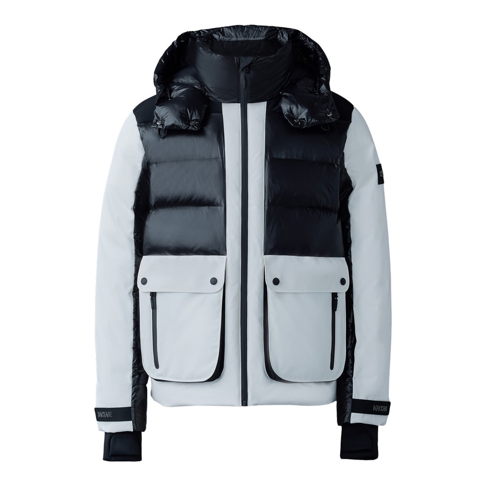 Mackage CODY Down ski jacket with hood Black-White