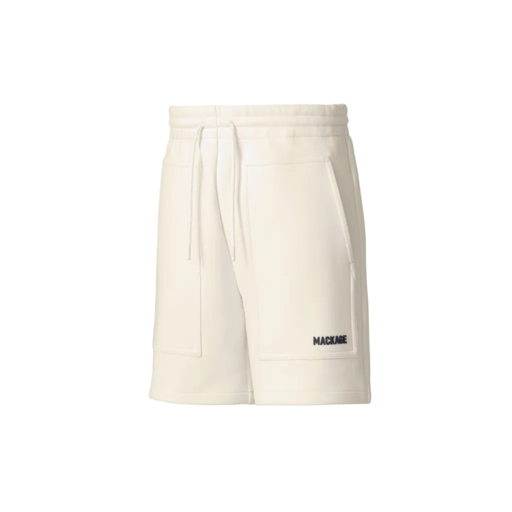 Mackage ELWOOD-R Double-Face Jersey Shorts Cream-Navy