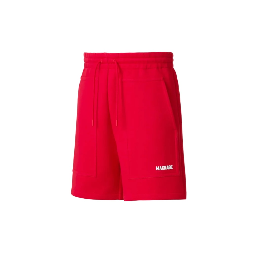 Mackage ELWOOD-R Double-Face Jersey Shorts Lava-White