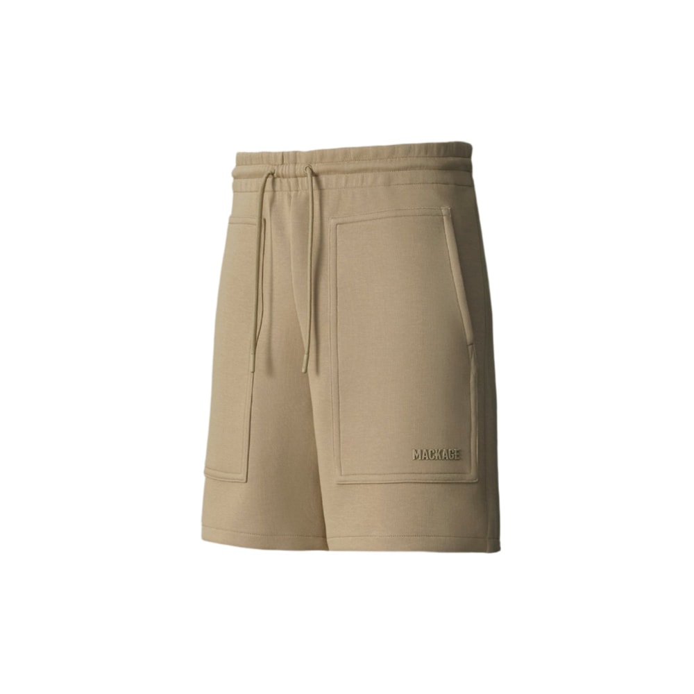 Mackage ELWOOD-R Double-Face Jersey Shorts Light Camel