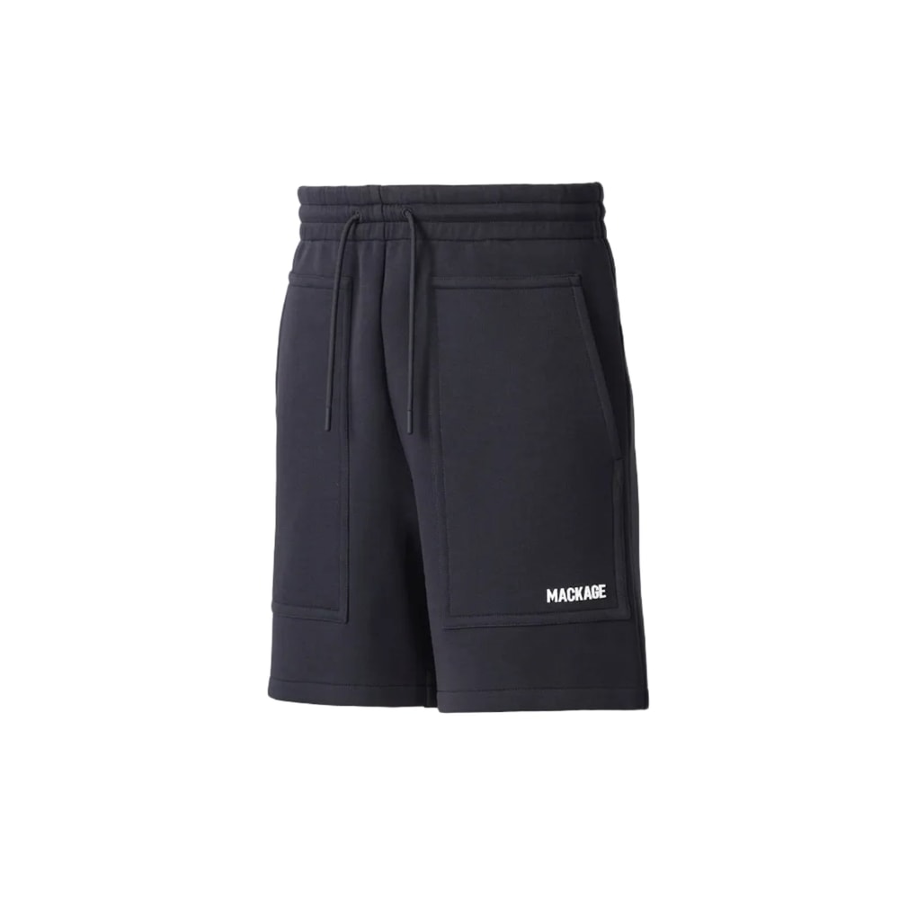 Mackage ELWOOD-R Double-Face Jersey Shorts Navy-White