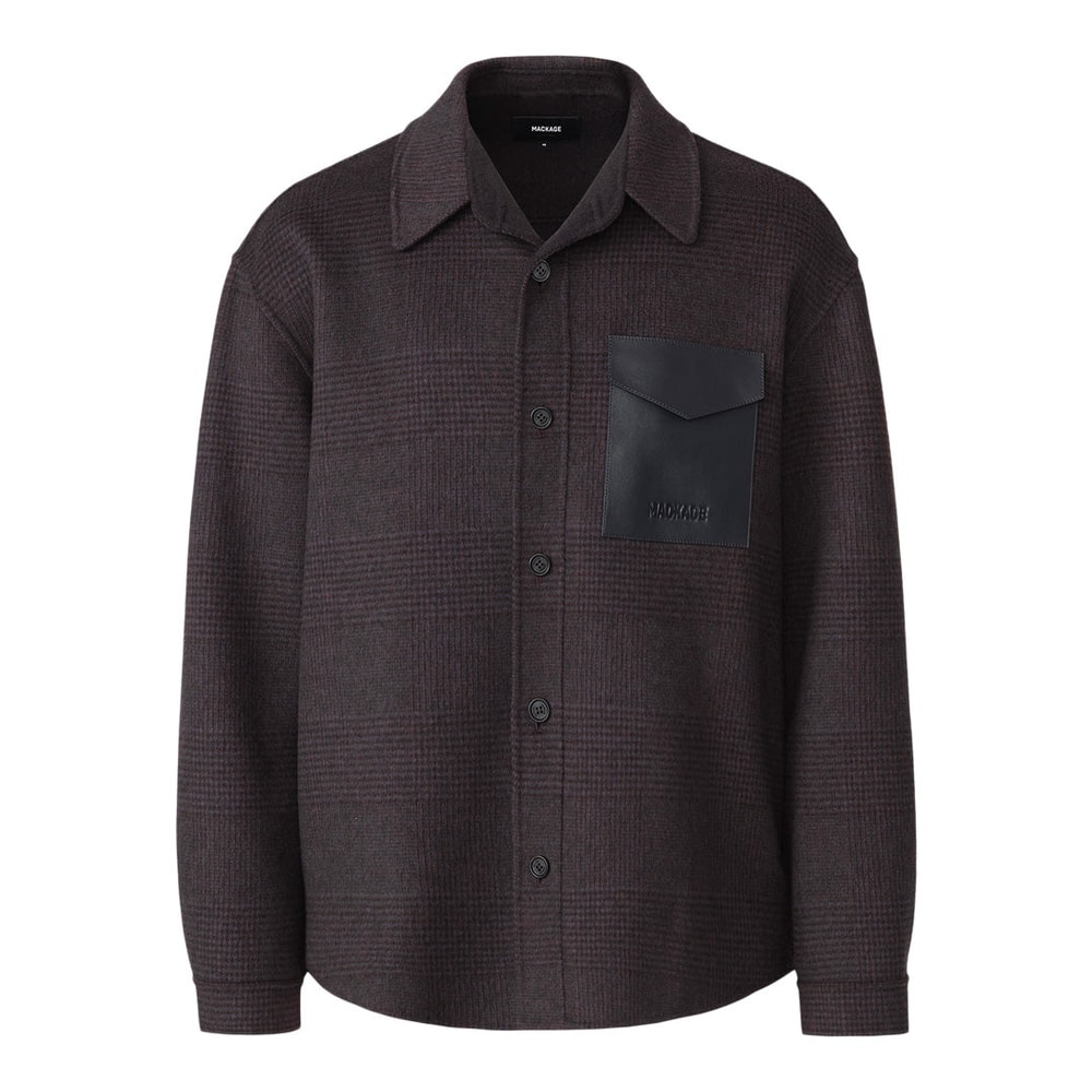 Mackage EMMANUEL-PL Shirt jacket Navy-Coffee