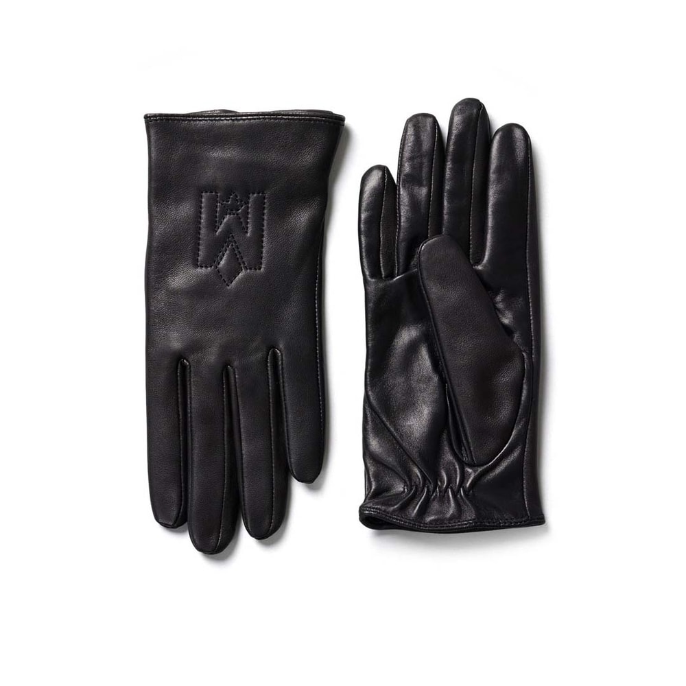 Mackage EUNICE Leather cashmere lining Black