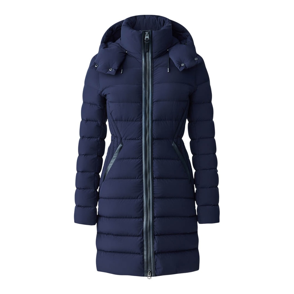 Mackage FARREN Agile-360 down coat with removable hood Navy