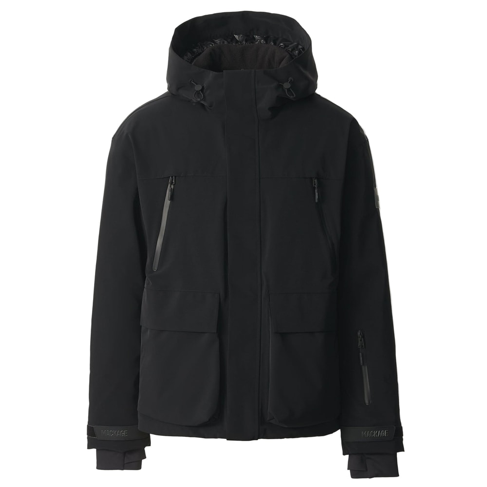 Mackage FROST-R Down Ski Jacket With 3D Cargo Pockets Black