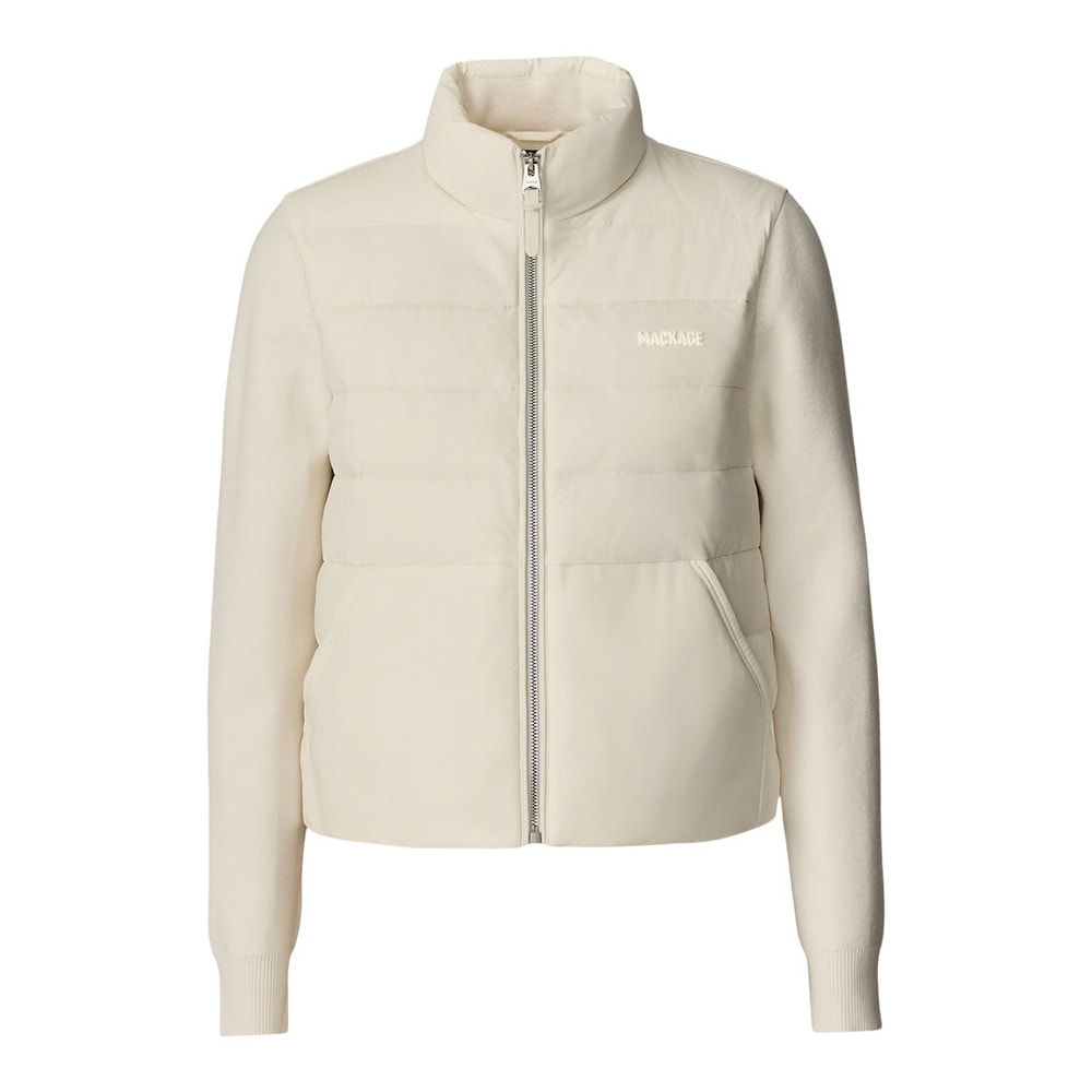 Mackage GRETEL Hybrid  Down Jacket Cream