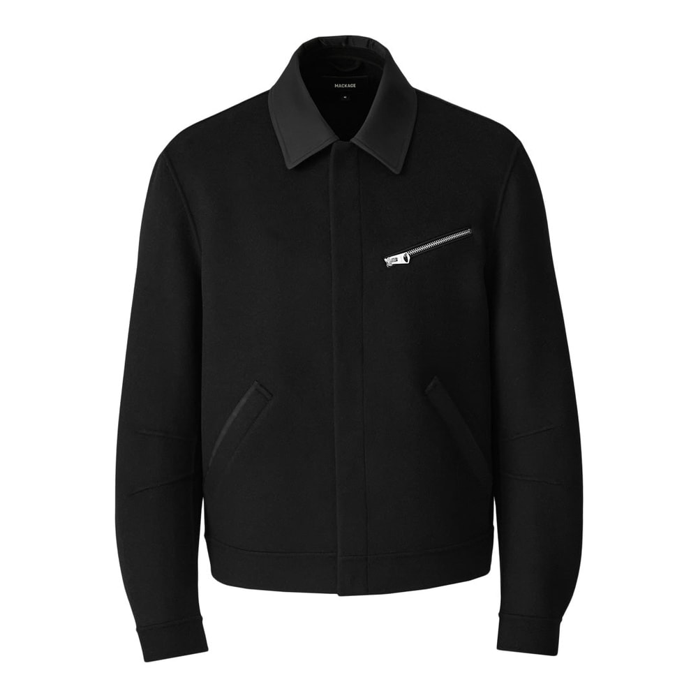 Mackage HAYES Double-face wool workwear jacket Black