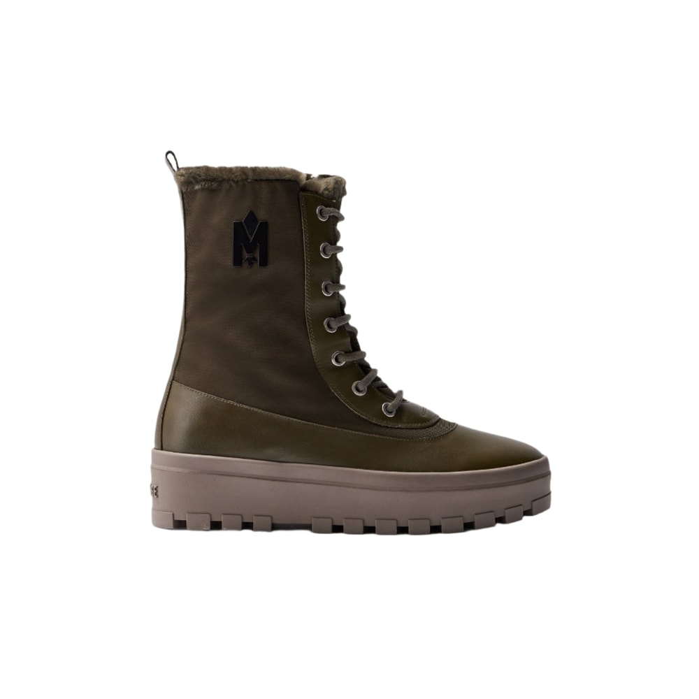 Mackage HERO-M Shearling-lined winter boot for men Army