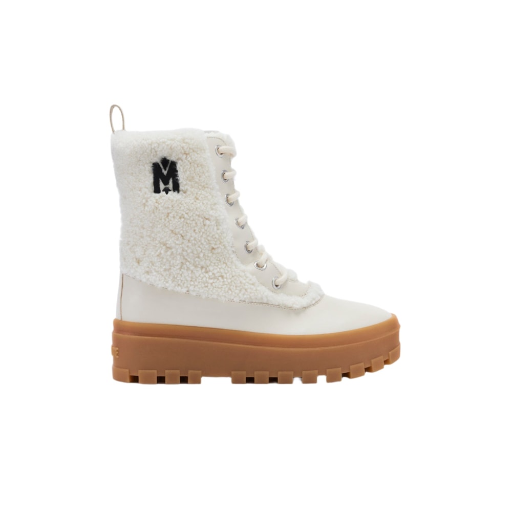 Mackage HERO-WSH Shearling winter boot for women Cream