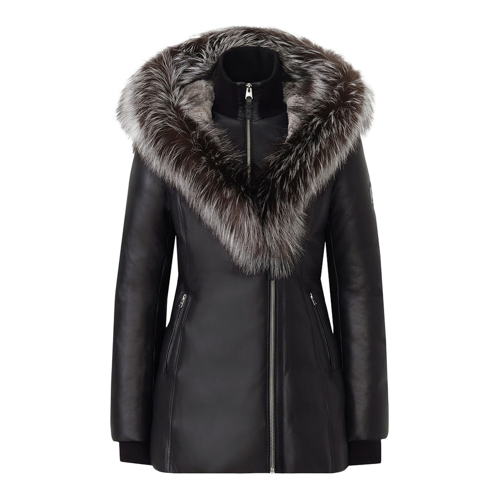 Mackage INGRID-X leather down jacket Black
