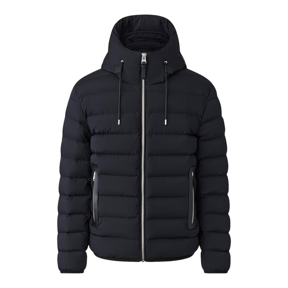 Mackage JACK-Z Agile-360 stretch light down jacket with hood Black