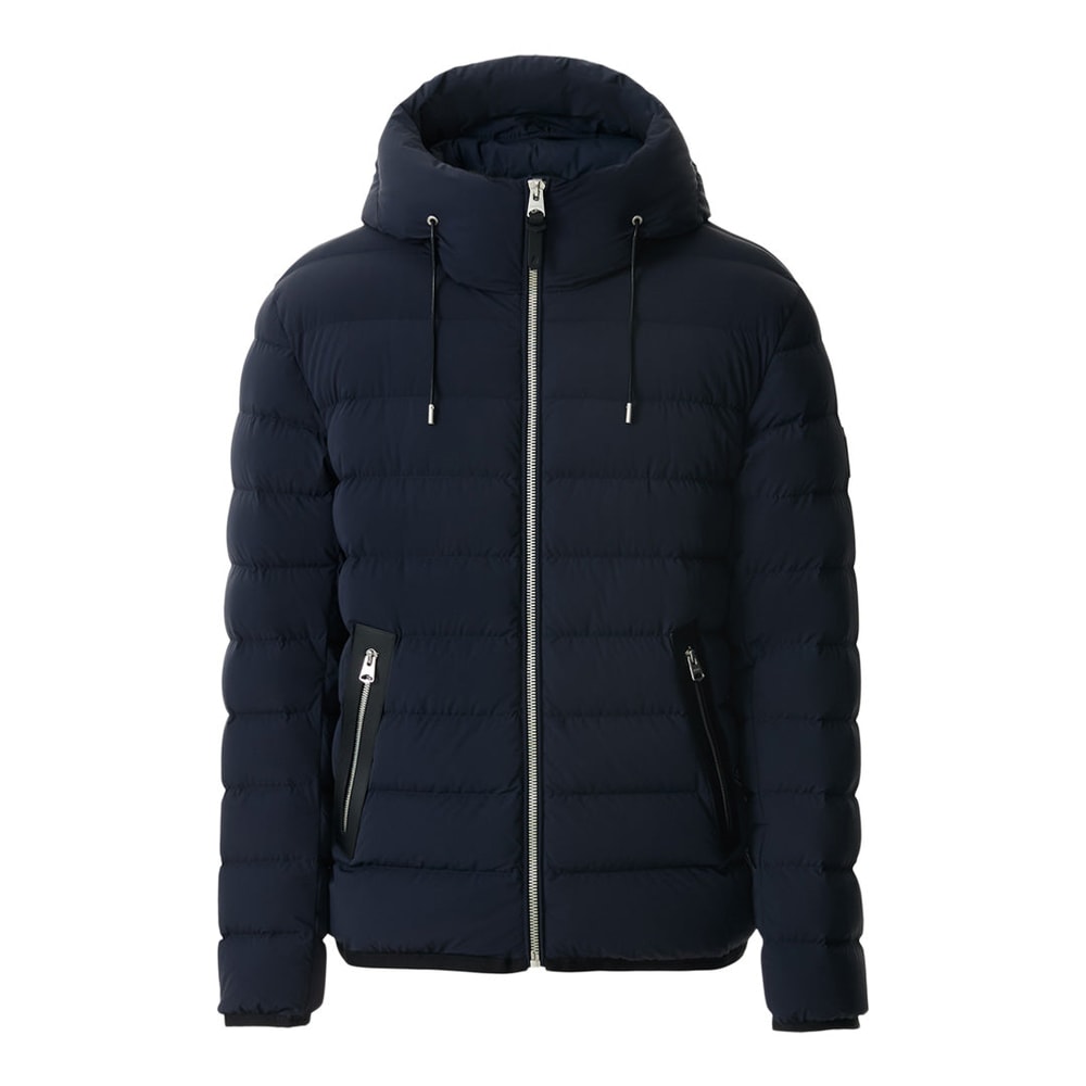 Mackage JACK-Z Agile-360 stretch light down jacket with hood Navy