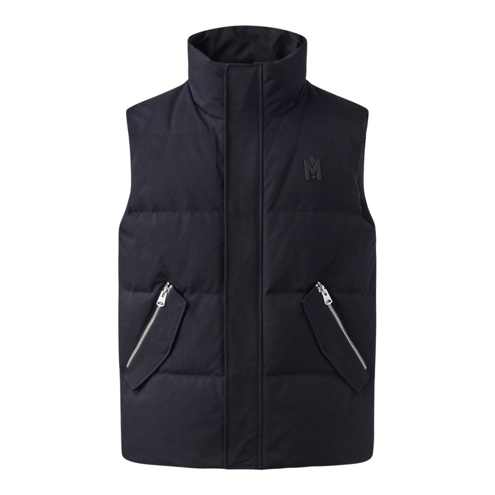 Mackage JOSEPH Nordic Tech down vest with funnel collar Black
