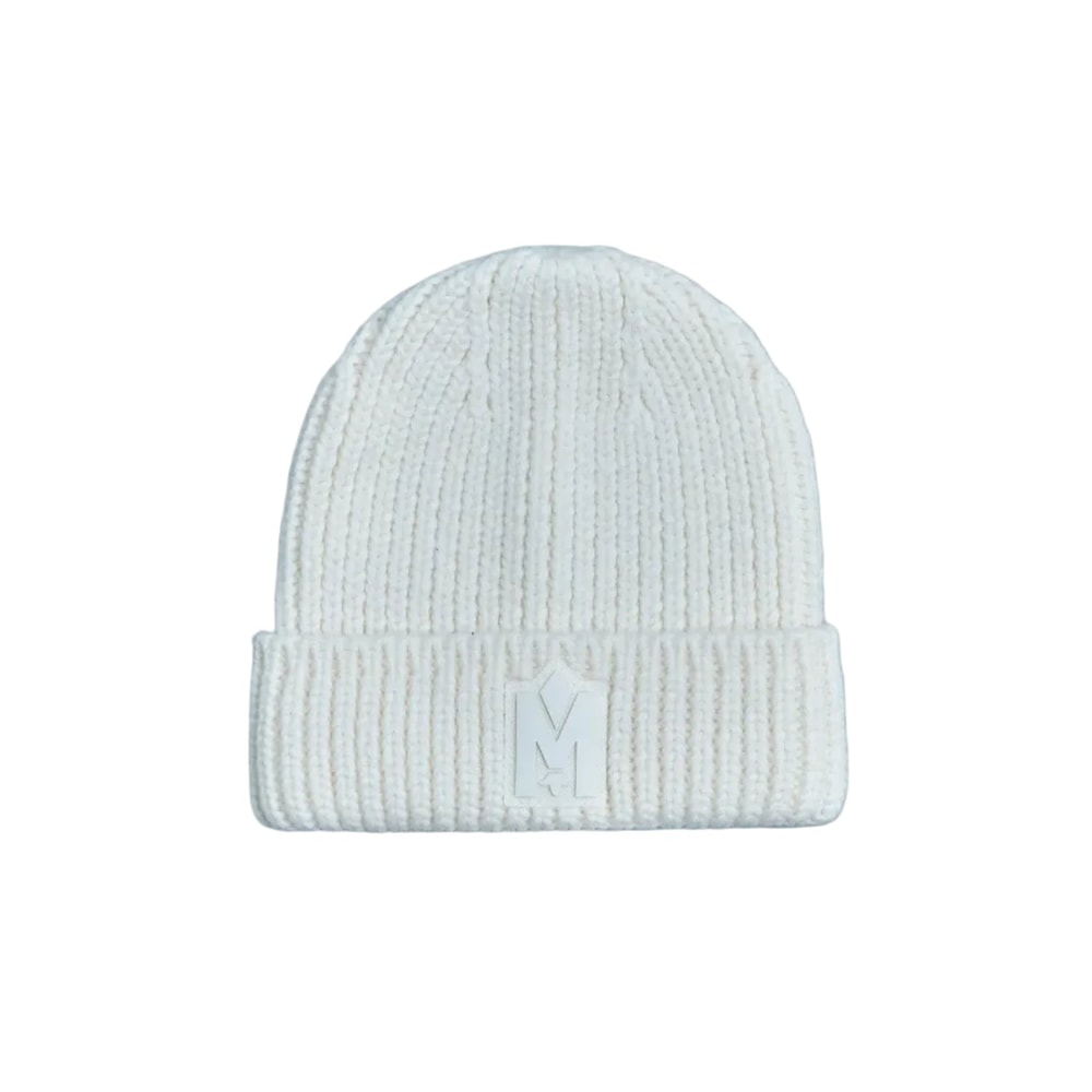 Mackage JUDE-KZ Hand-knit toque with ribbed cuff for kids Cream