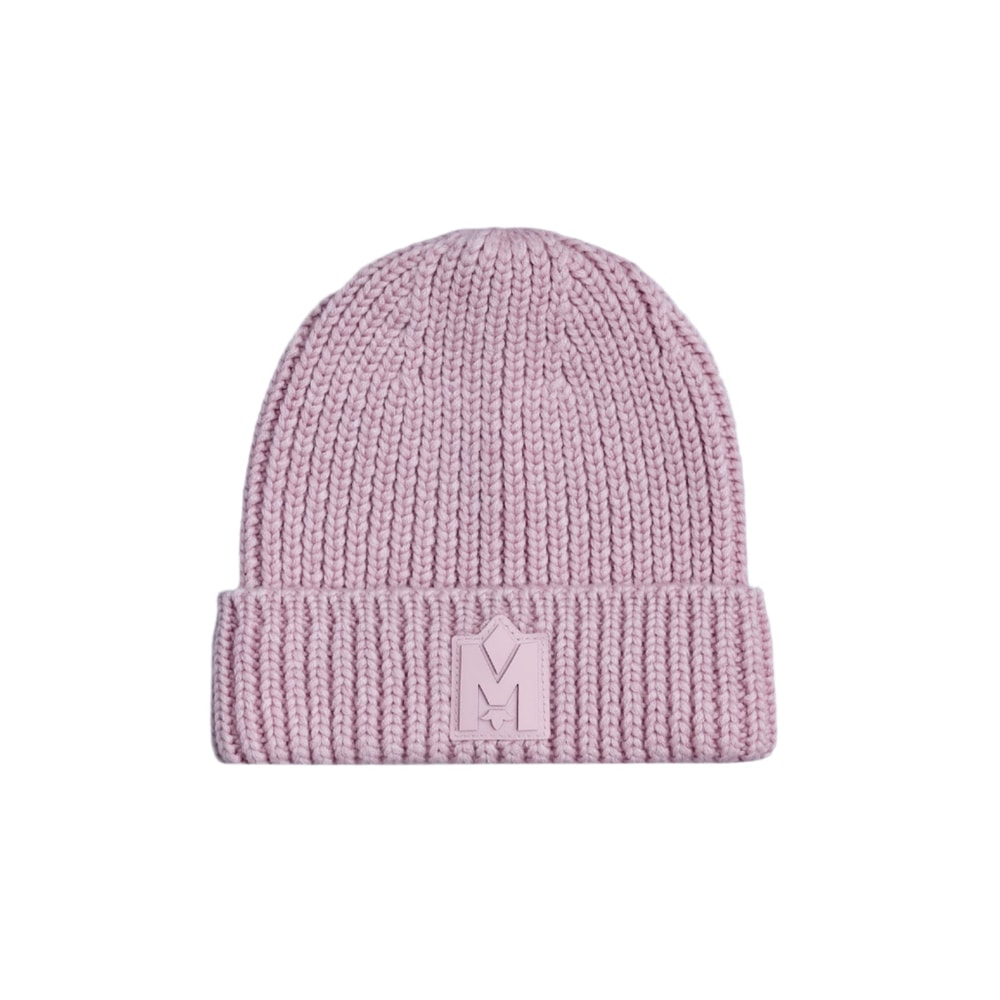 Mackage JUDE-KZ Hand-knit toque with ribbed cuff for kids Rose
