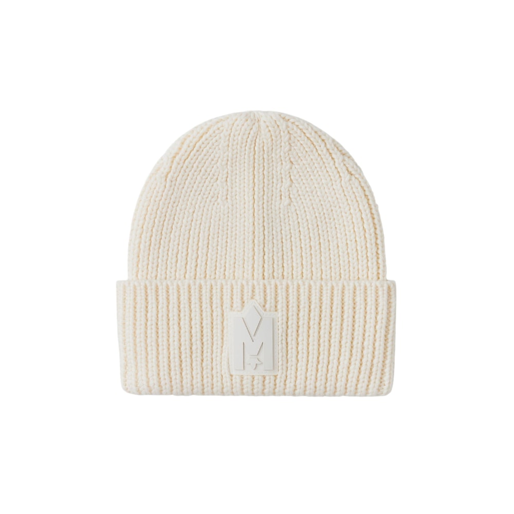 Mackage JUDE-MZ hand-knit toque with ribbed cuff Cream