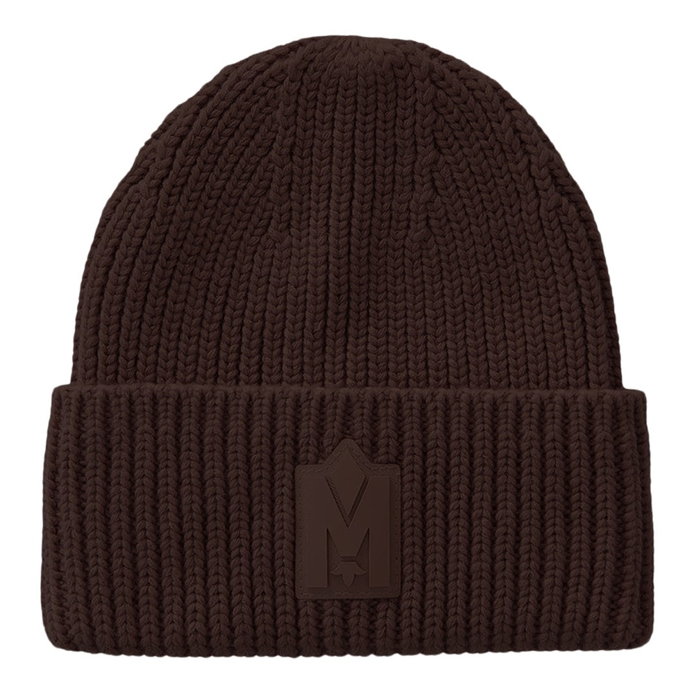 Mackage JUDE-WZ hand-knit toque with ribbed cuff Coffee