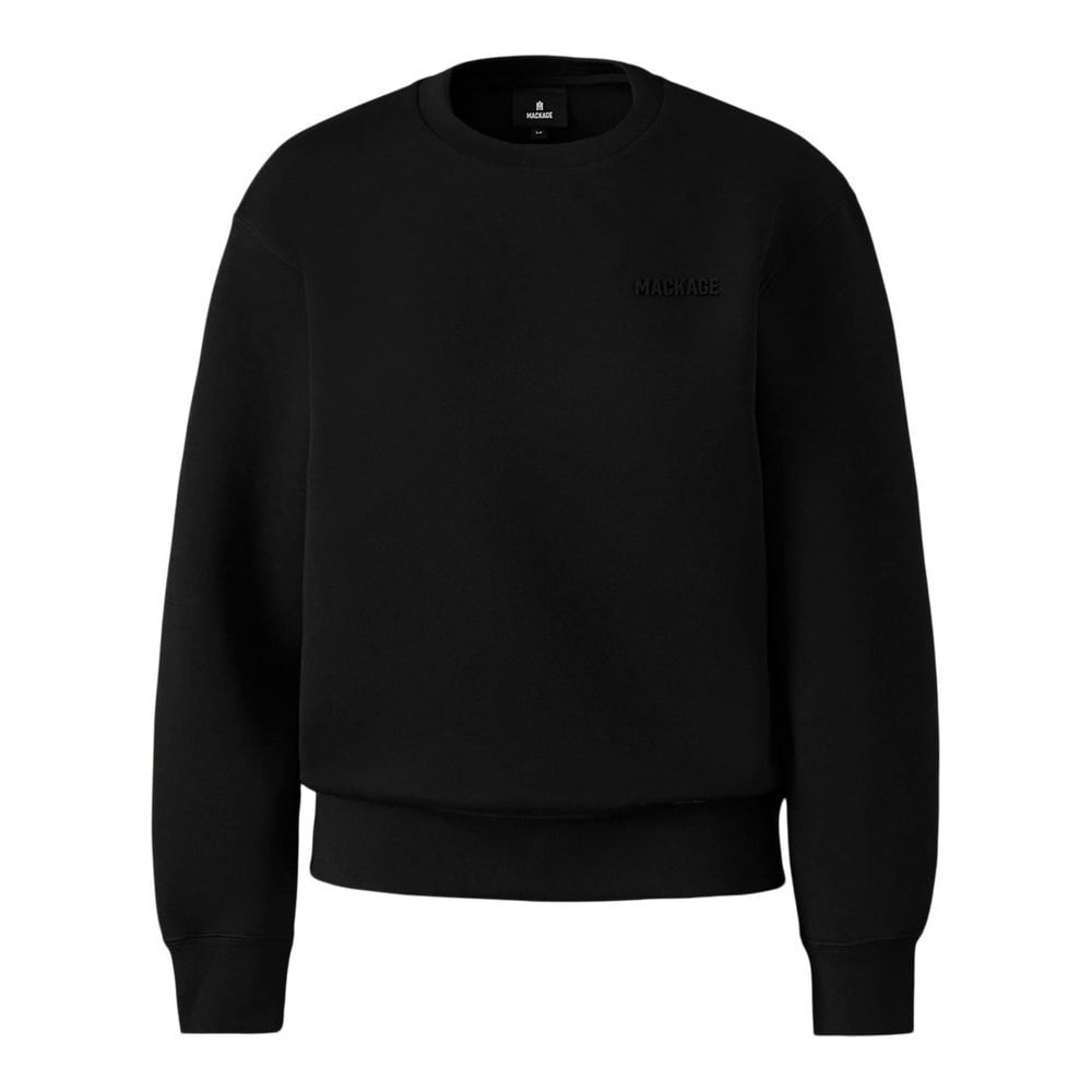 Mackage JULIANNA Double-Face Jersey Sweatshirt Black