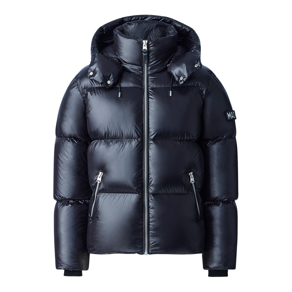 Mackage KENT-Z Lustrous down jacket with hood Black