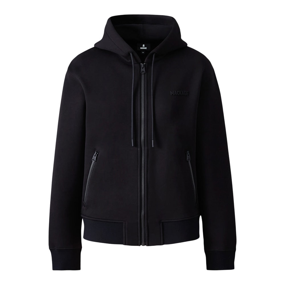 Mackage KRYSSA Double-Face Zip-Up Hoodie Black