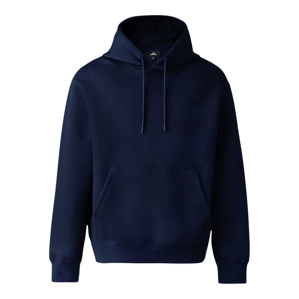 Mackage KRYSTIAN Double-face Jersey hoodie Navy